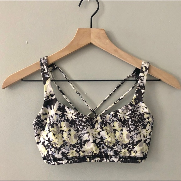 lululemon athletica Other - LULULEMON floral sport bra size 4 XS